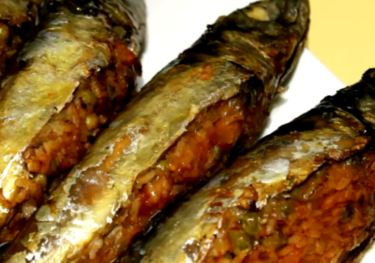 Риба од која претекува зеленчук за големиот пост (Видео рецепт)