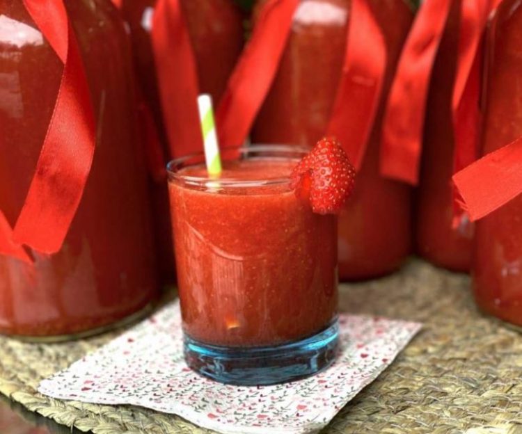 Домашен сок од јагоди без конзерванс