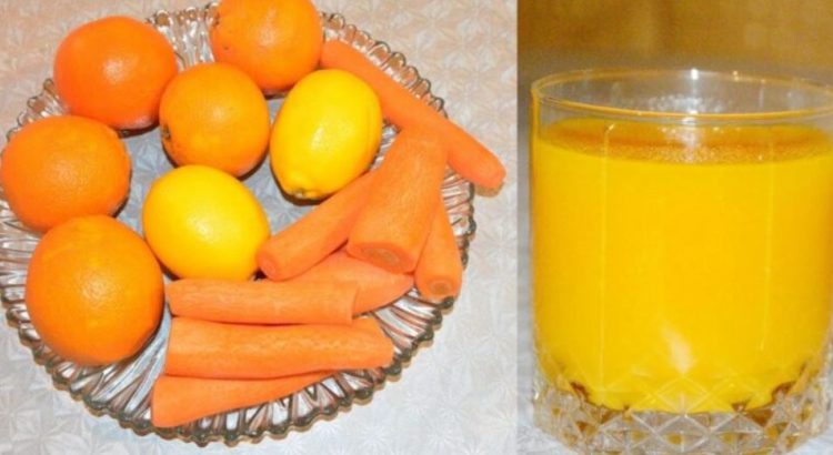 Здрав сок од портокал, лимон и морков